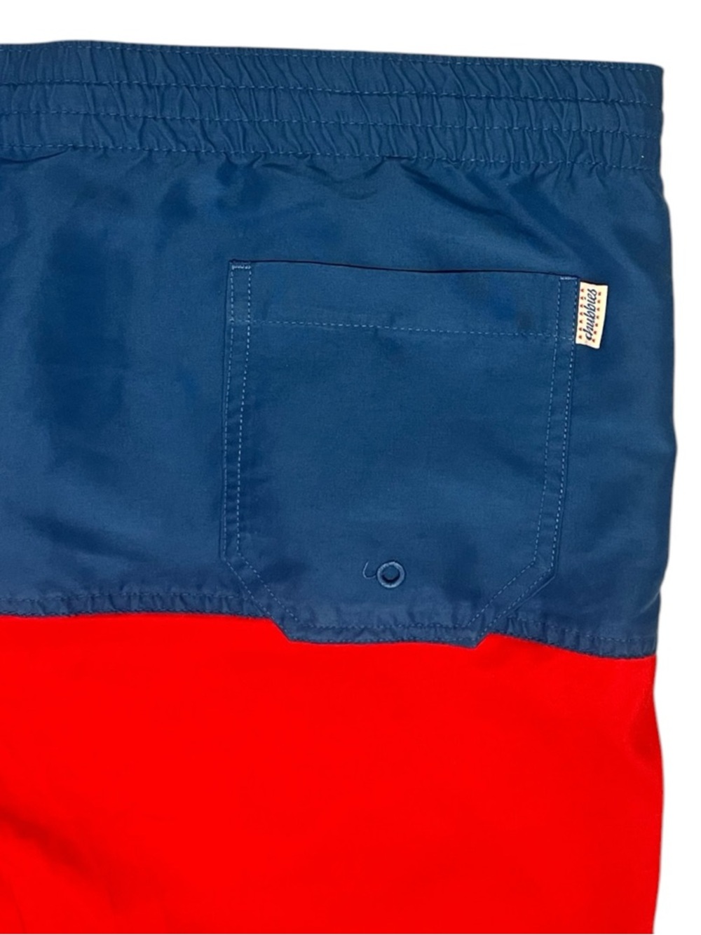 Chubbies Swim Trunks Men’s 2XL Mesh Liner 6.5” Summer Blue Red Colorblock - Picture 7 of 10
